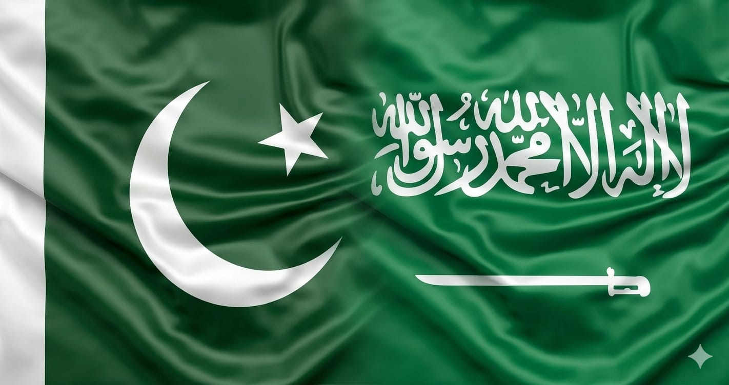Saudi Arabia and Pakistan flags